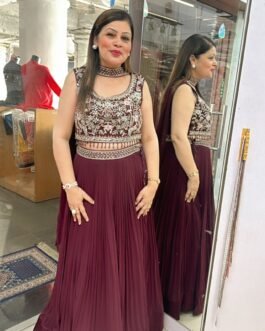 Crimson Radiance Lehenga